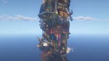 Fan Minecrafta podniósł niebo, by zbudować przeogromną wieżę. Konstrukcja robi wrażenie