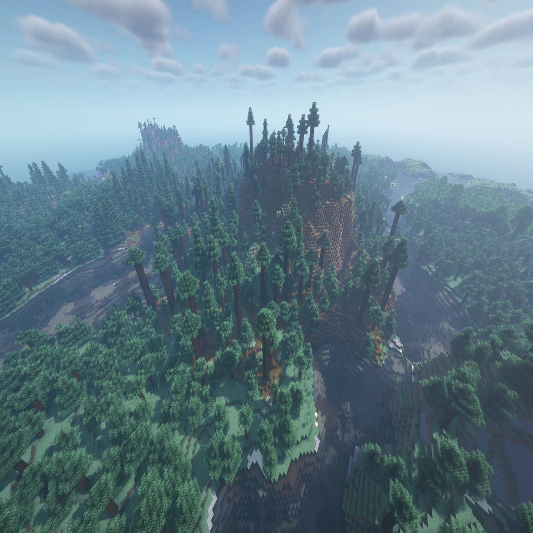 Building a HOUSE in the OLD GROWTH TAIGA biome 