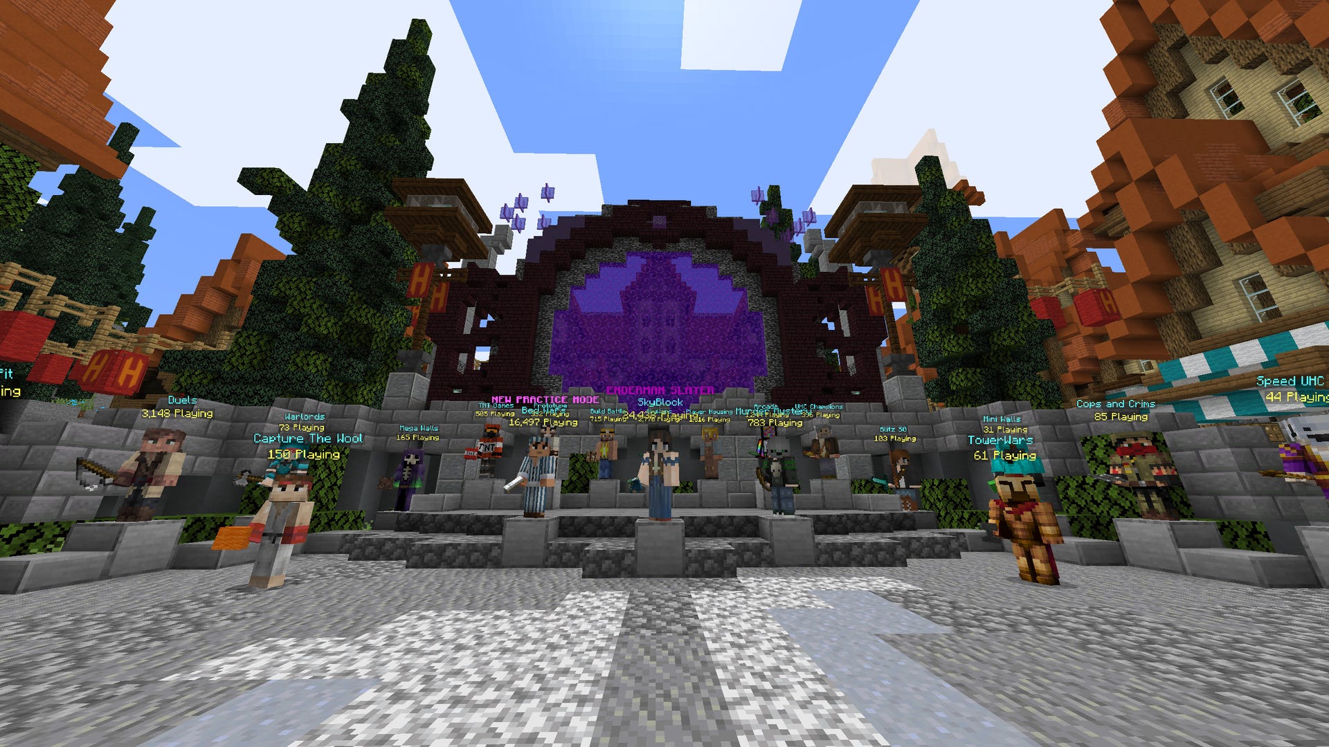 The best Minecraft servers 1.19 Rock Paper Shotgun