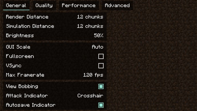 One of the Minecraft settings screens overhauled by the Sodium performance mod.