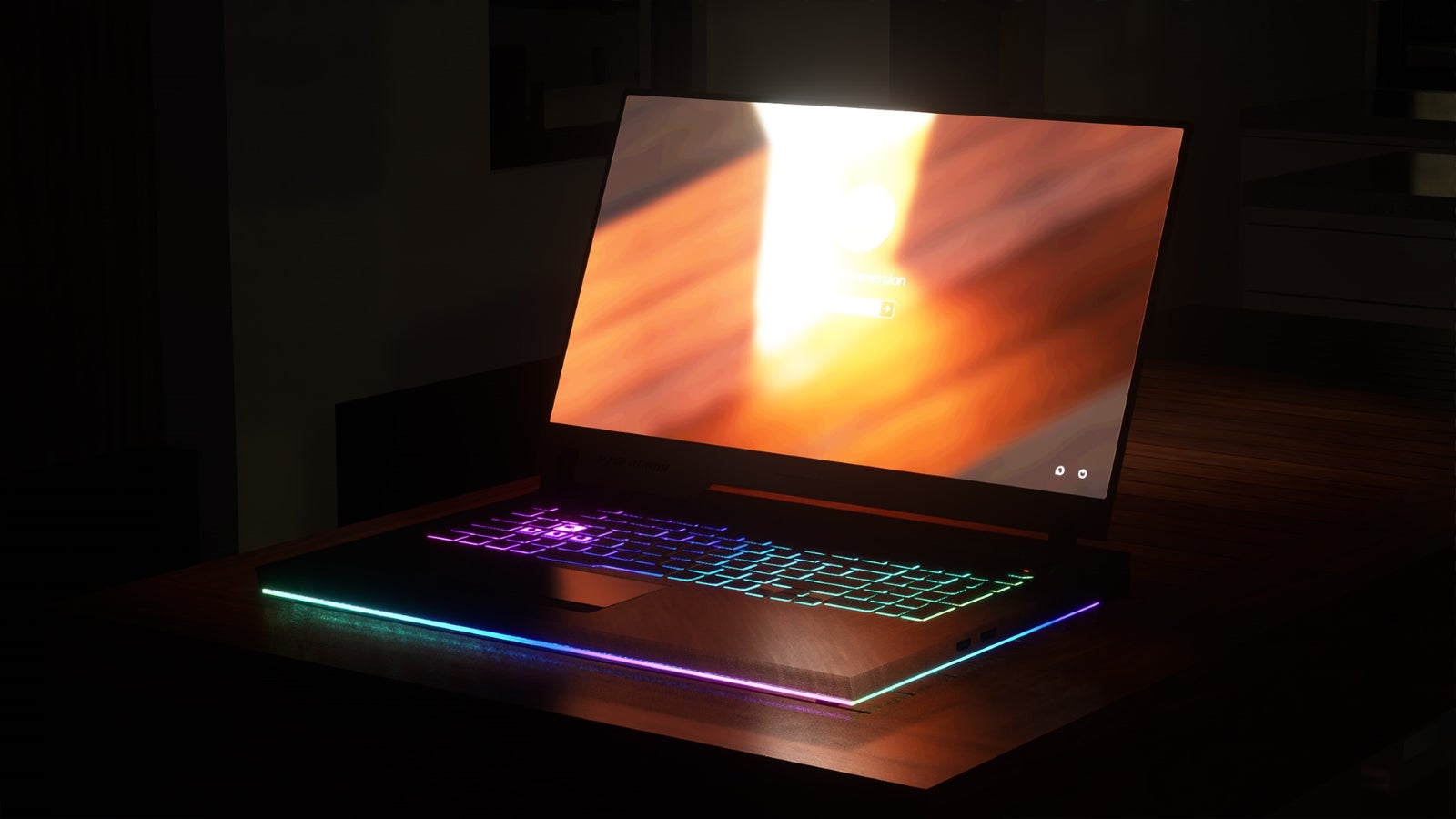 I honestly thought this Minecraft screenshot was just a photo of a laptop