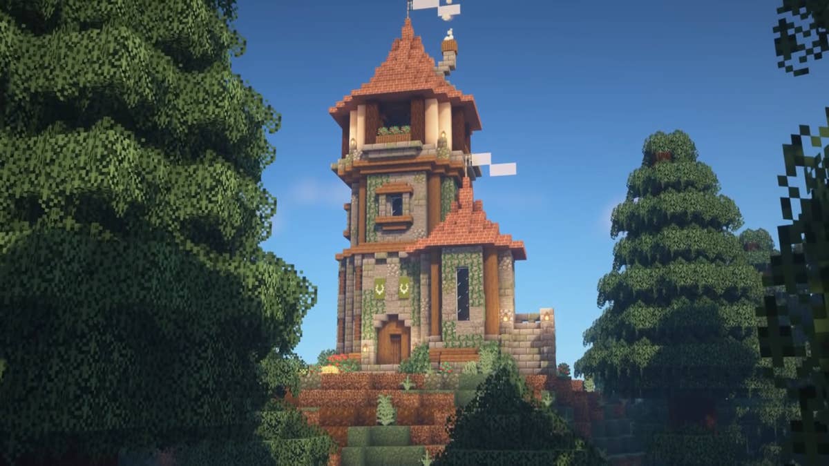 Minecraft Evil Building Minecraft Evil Tower