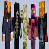 Minecraft Legends on X: It's time to get spooky with the Minecraft Legends  Hero skin pack, now available in Minecraft: Bedrock Edition! ​ ​ You'll get  5 exclusive skins, including the Bony