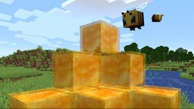 Minecraft's honey can be used to build flying machines