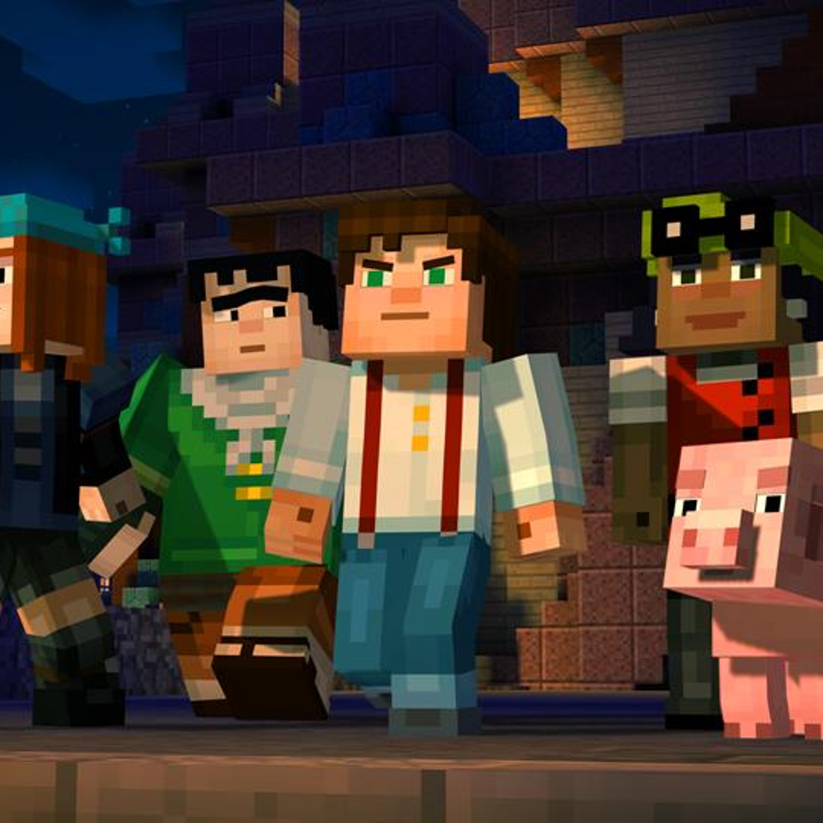 Visser niet uitsterven Minecraft: Story Mode is inventive and utterly soaked in its source  material | VG247