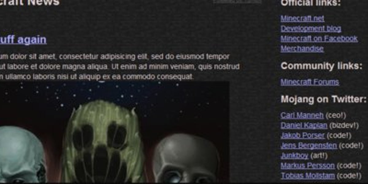 Junkboy Mojang Mask