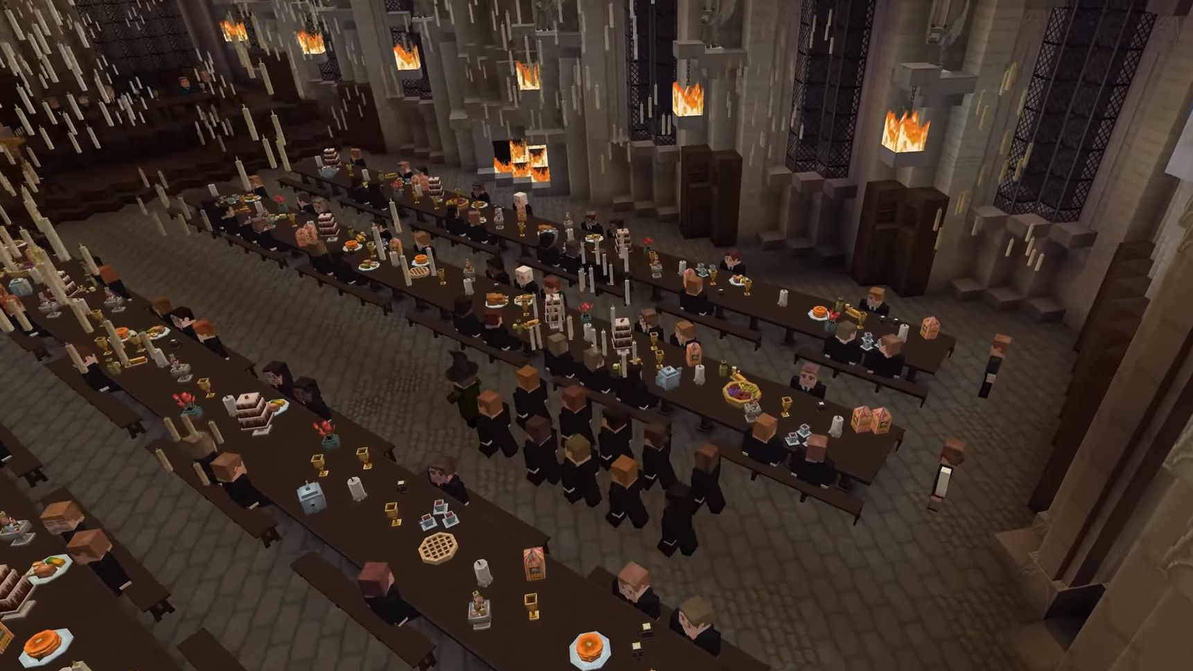 Get enchanted by this Harry Potter RPG in Minecraft Rock Paper