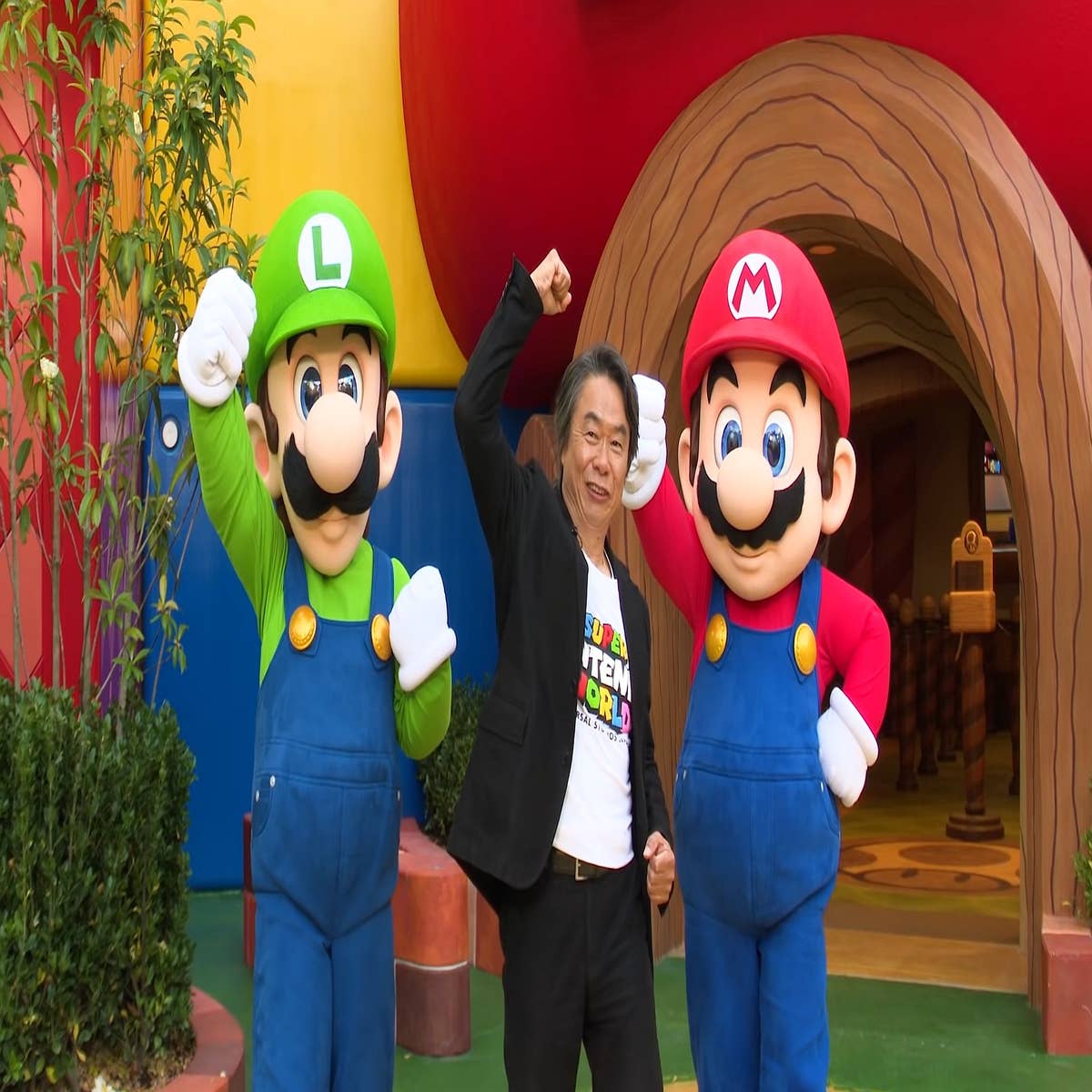 Los Angeles, California, USA 1st April 2023 Actor Chris Pratt and  Producer/CEO of Nintendo, Creator of Mario, Shigeru Miyamoto attend a  Special Screening of Universal Pictures' The Super Mario Bros at Regal