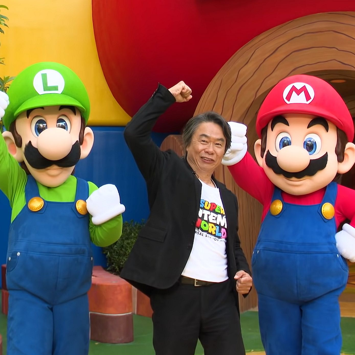 Long Mario Spring Spring Luigi