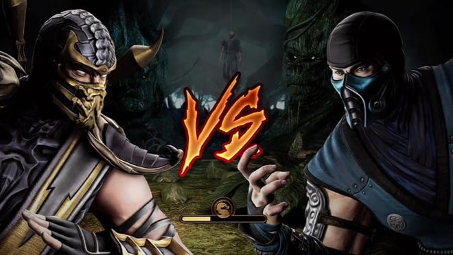 Sub-Zero vs Scorpion in Mortal Kombat (2011)
