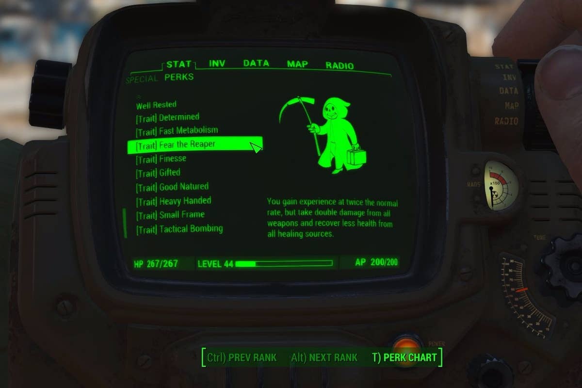 Mod gives Fallout 4 cool New Vegas-style Traits