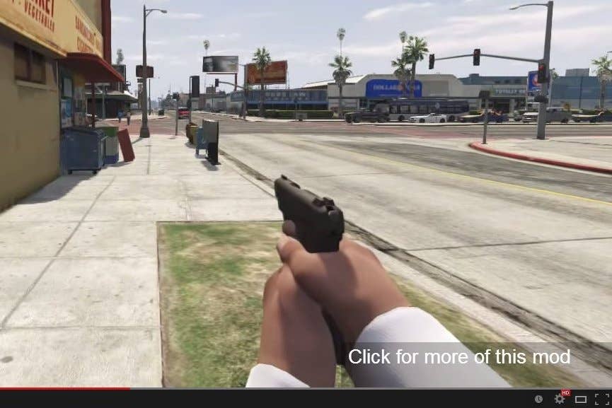 Modder makes console GTA 5 a first-person game