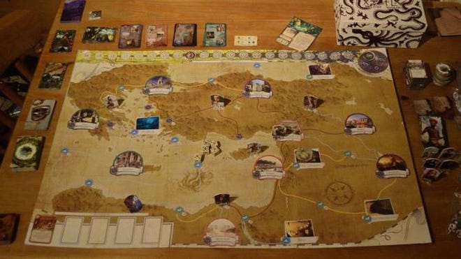 A modified board game