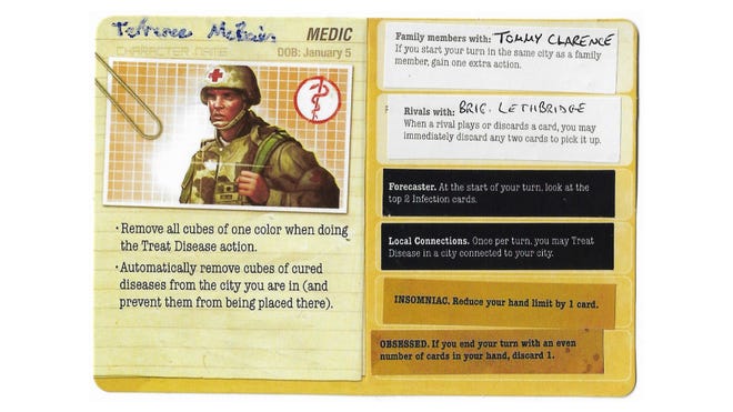 A modified board game