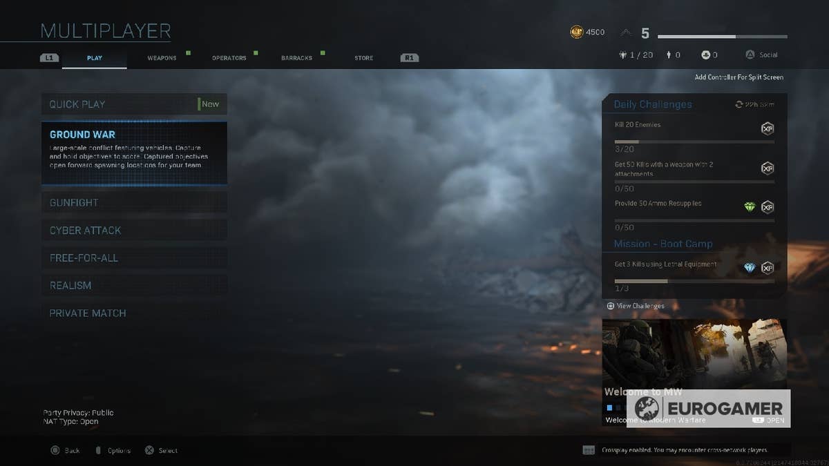 Advanced Multiplayer Advanced Warfare Multiplayer Menu