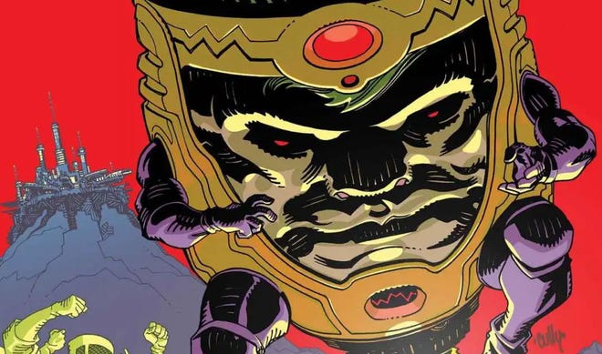 Cropped image featuring MODOK floating
