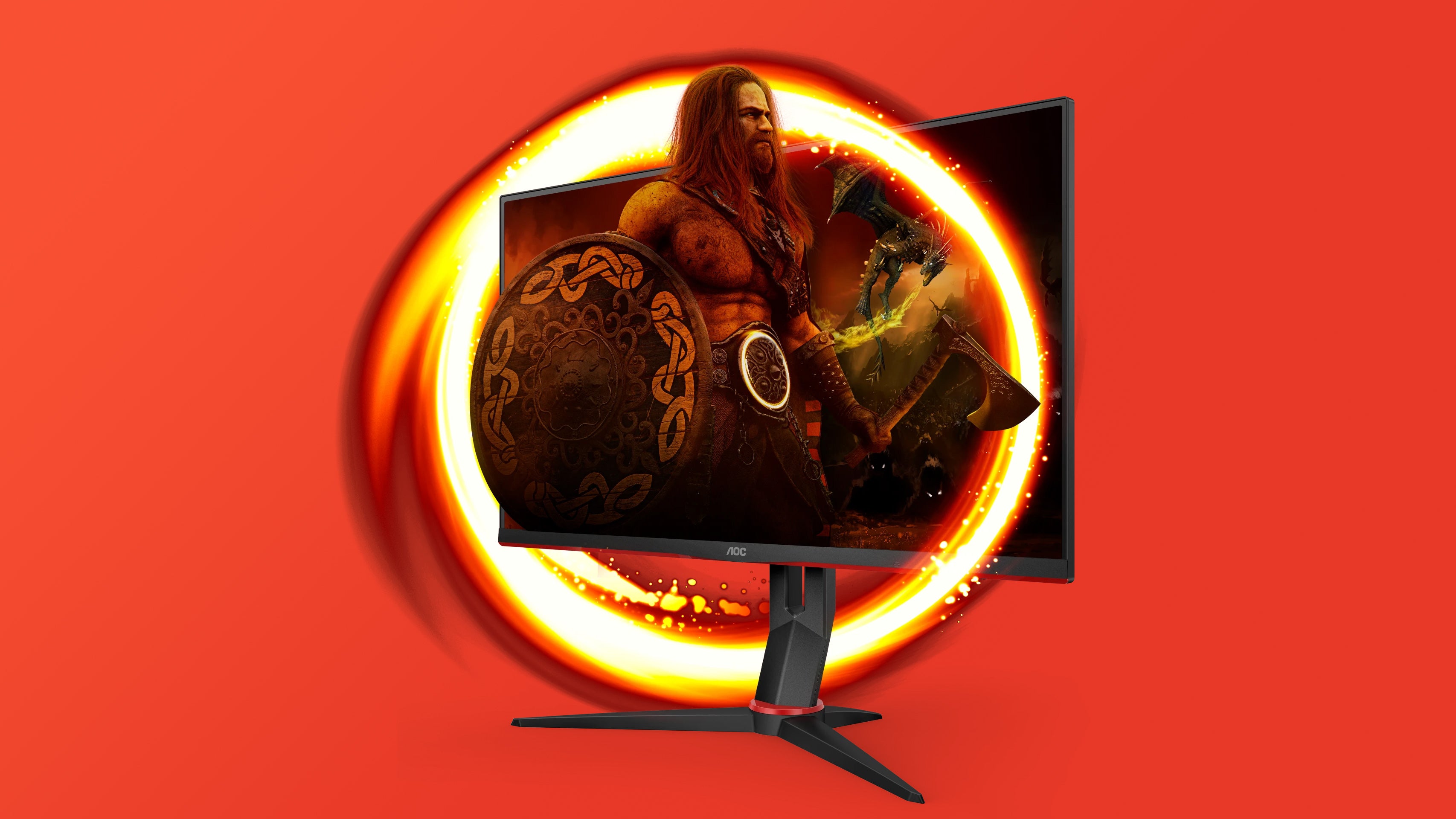Grab a highspec 27in gaming monitor from AOC for £230 Rock Paper Shotgun