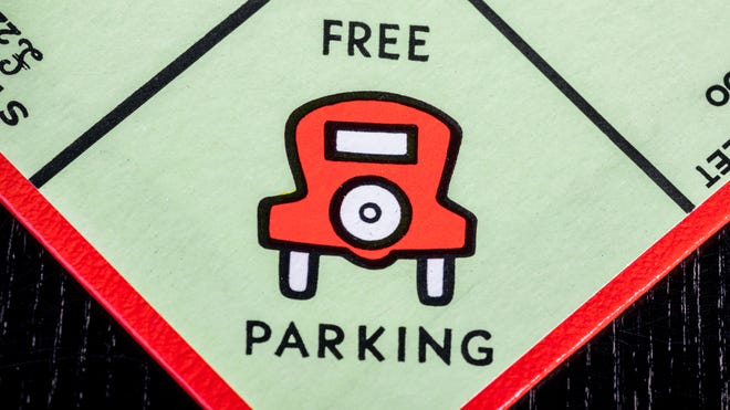 Free Parking square in Monopoly