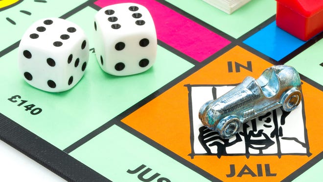 Jail square in Monopoly