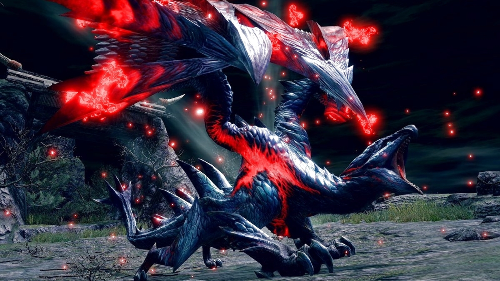 Crimson Glow Valstrax  Monster Hunter Rise Wiki