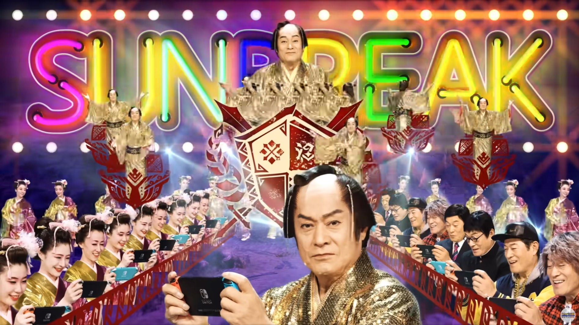 Traditional Japanese singers and dancers play Monster Hunter Rise Sunbreak