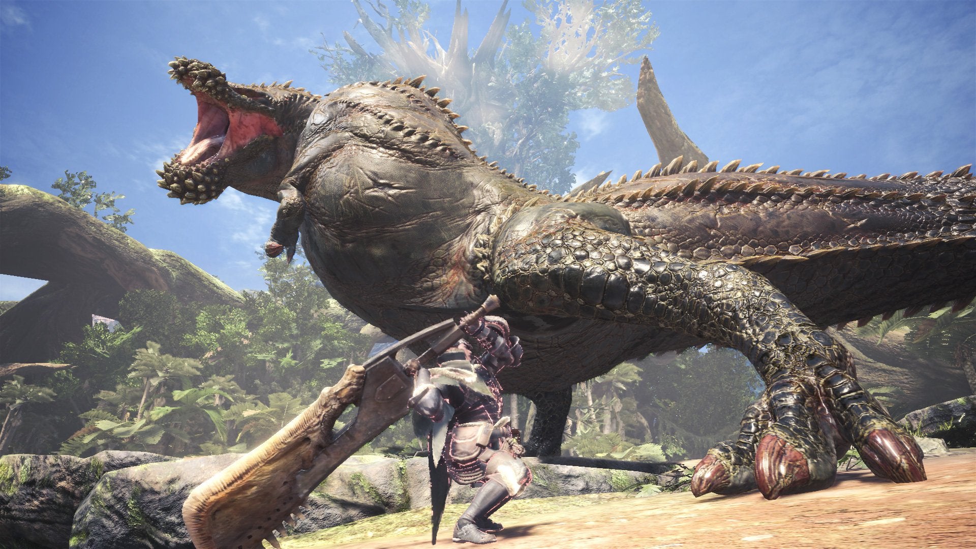 Monster Hunter World Deviljho How To Track And Kill The Deviljho In   Monster Hunter World Deviljho Shot 1 