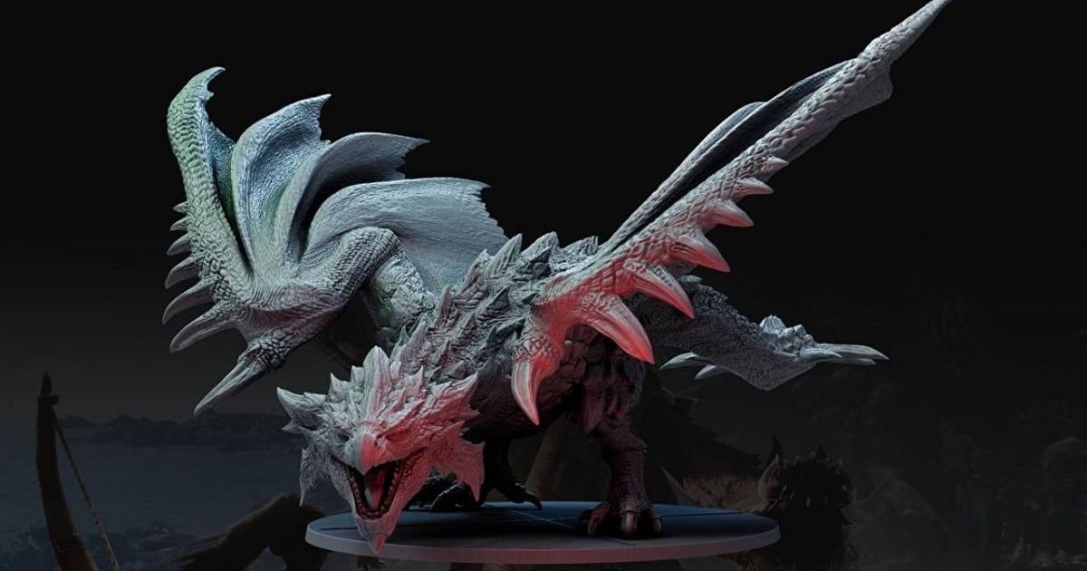 Here's Diablos, painted for the MHW Boardgame : r/MonsterHunter