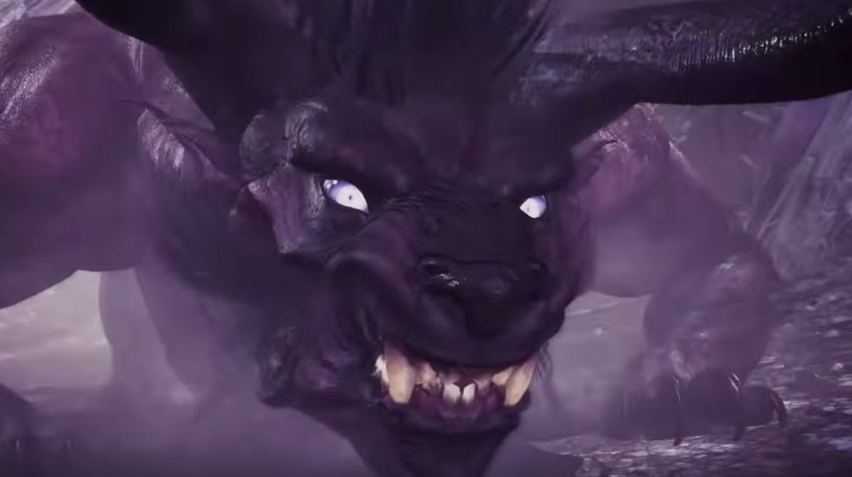 Final Fantasy 14's formidable Behemoth comes to Monster Hunter World ...