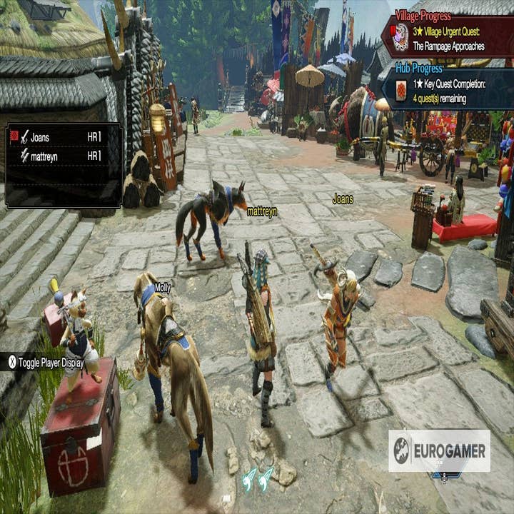 Monster Hunter Rise: How to Join and Host a Multiplayer Lobby
