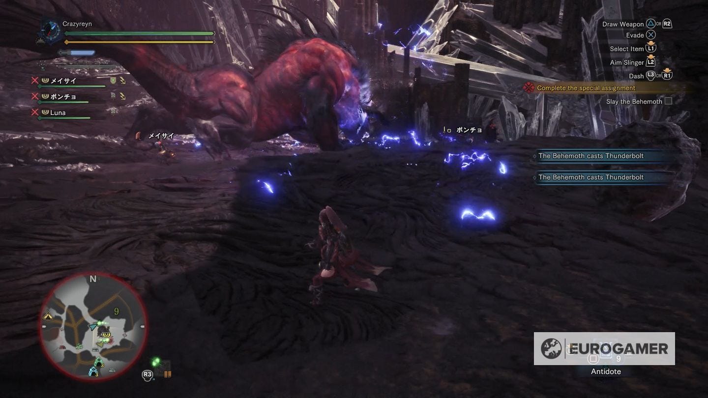 Monster Hunter World Behemoth strategy, Behemoth weakness explained ...