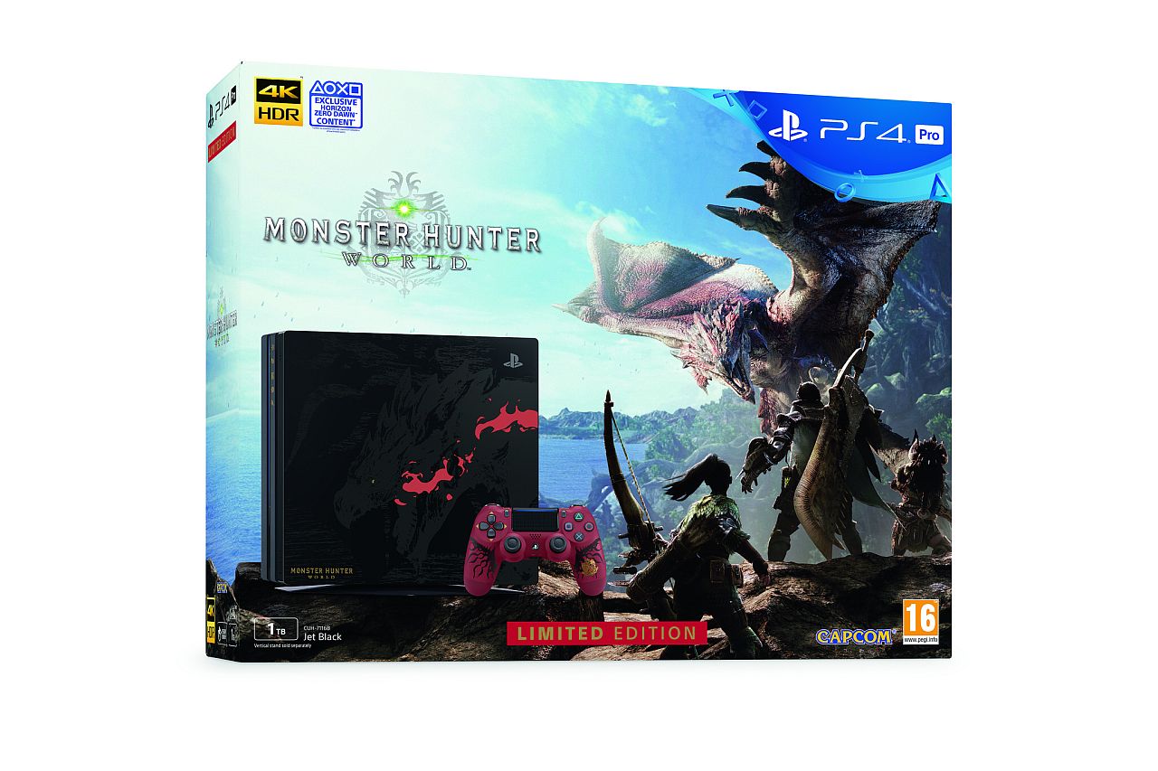 Monster Hunter World PS4 Pro bundle out next week, is