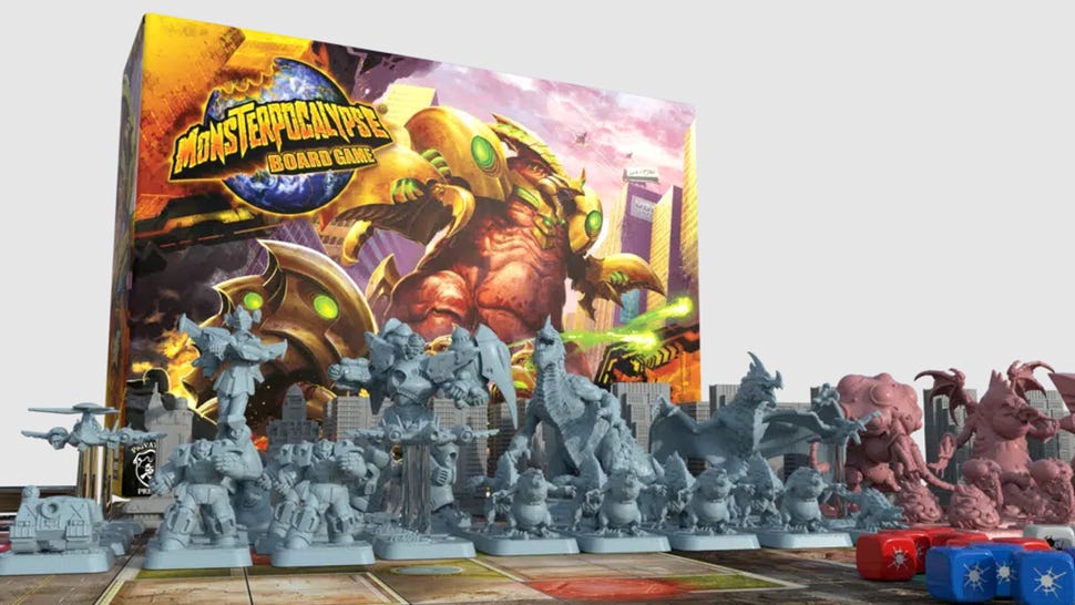 Monsterpocalypse Board Game layout