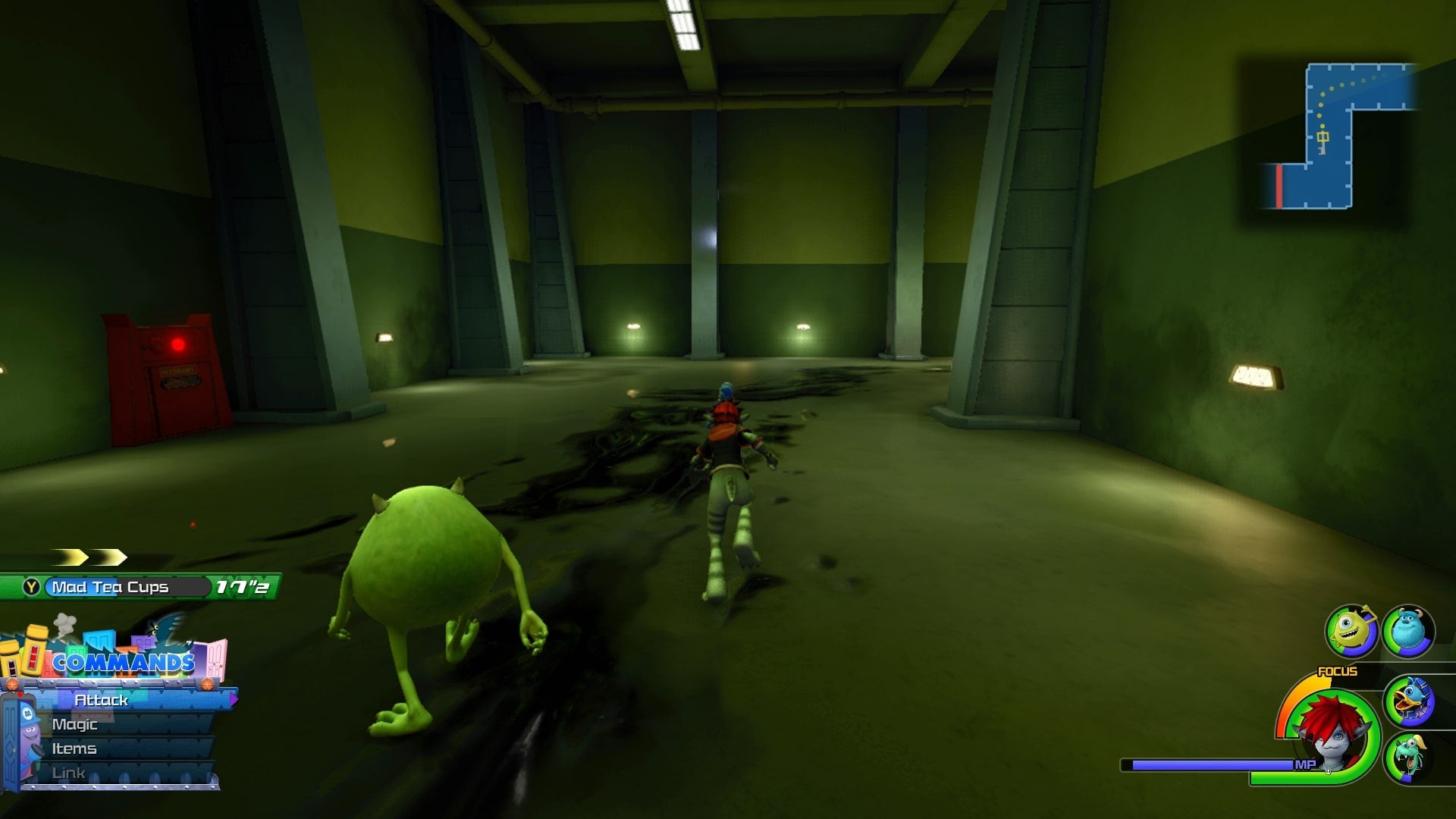 Kingdom Hearts 3 Monstropolis Treasure Chests and Boss Fight Rock