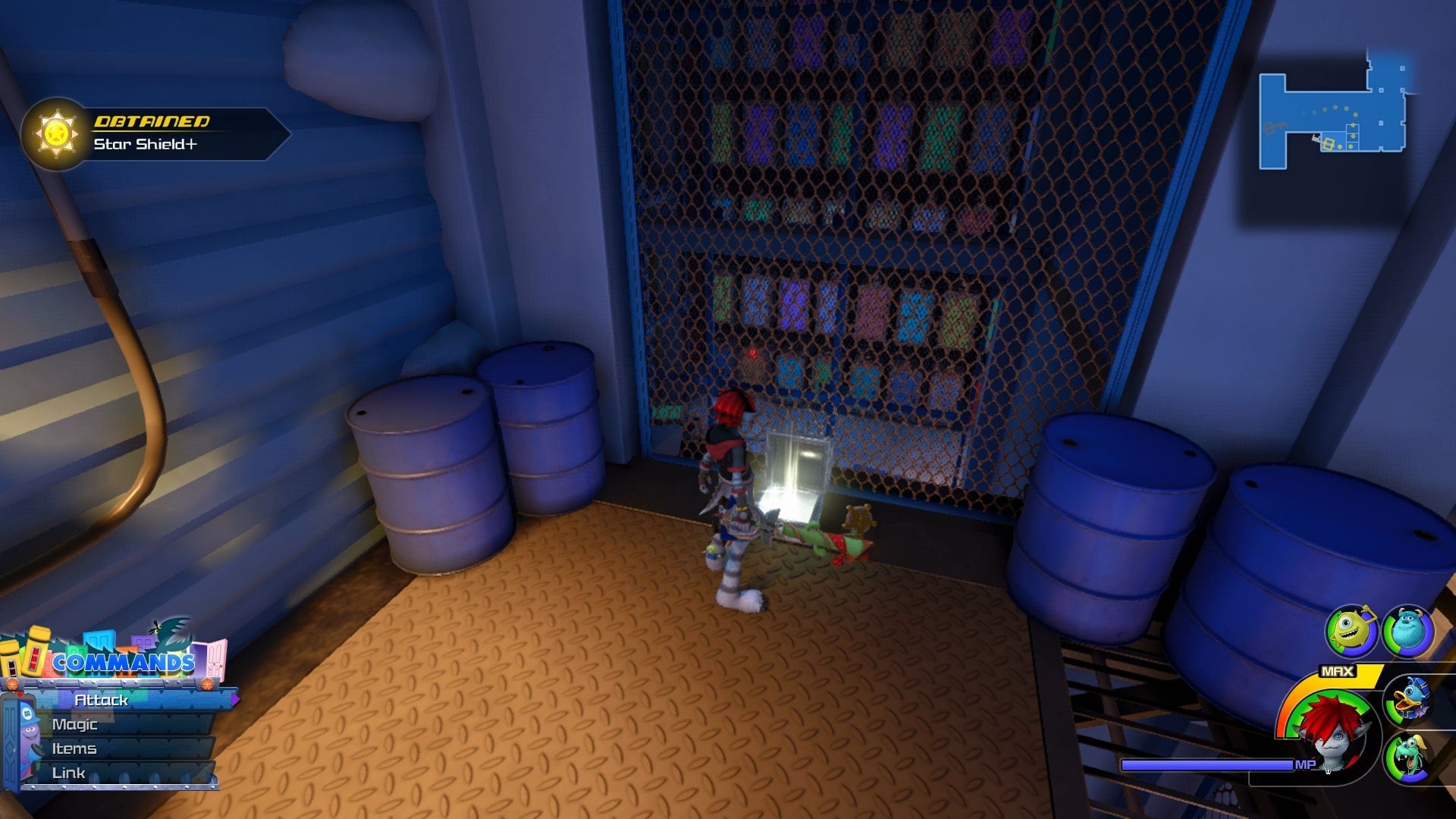 Kingdom Hearts 3 Monstropolis Treasure Chests and Boss Fight Rock