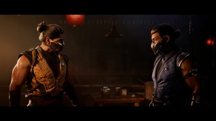 Scorpion and Sub Zero face off in Mortal Kombat 1