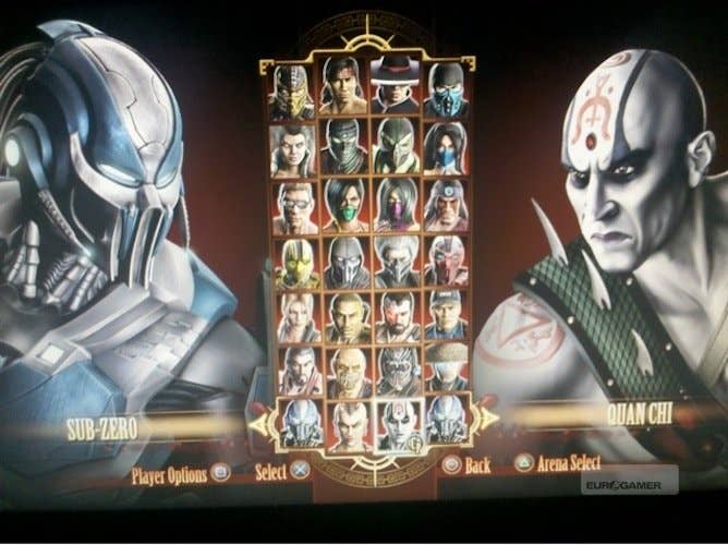 Mortal Kombat 9 Characters