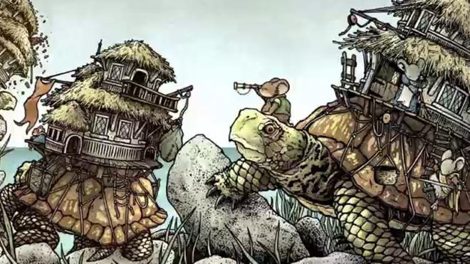 Mouseguard tabletop RPG game
