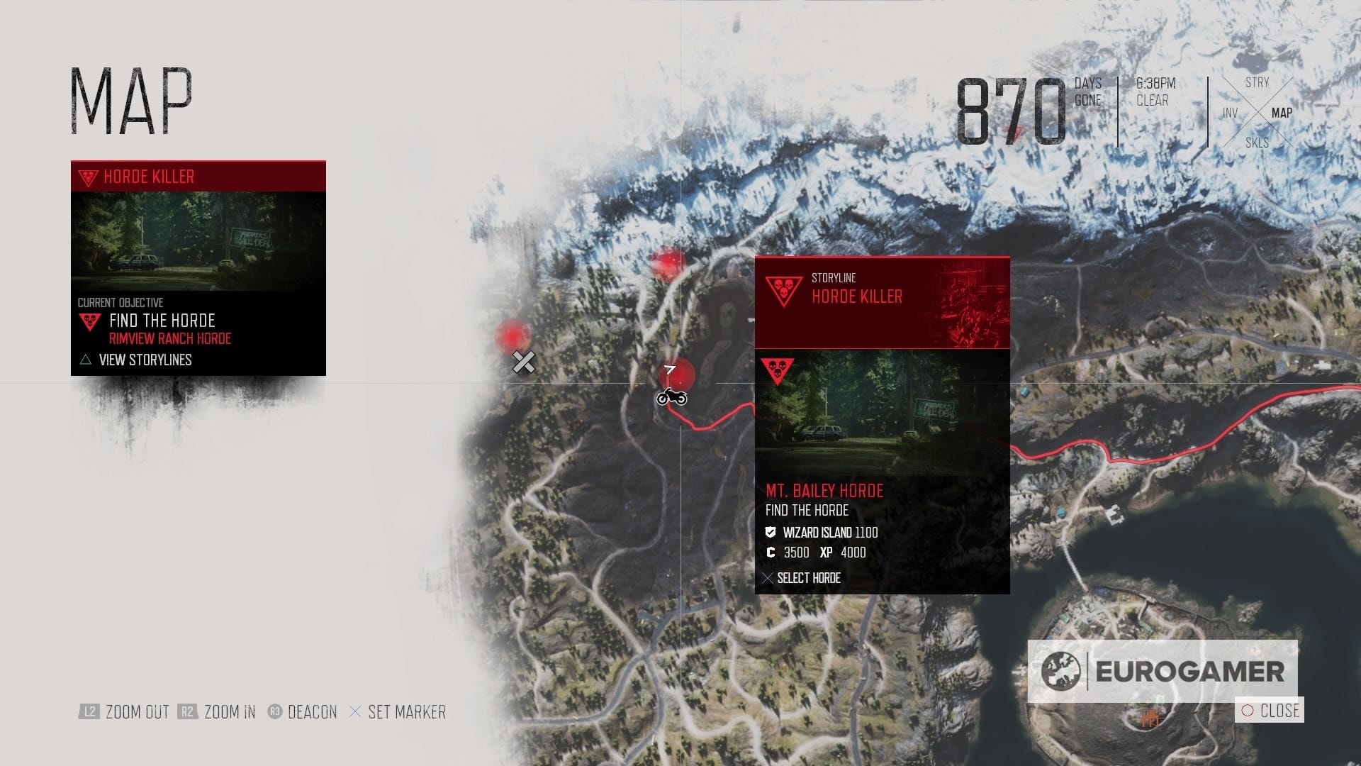 Days Gone Horde locations list, maps and tips to take down a Horde ...