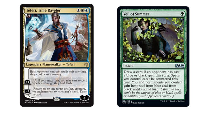 Cards from the Explorer banlist for Magic the Gathering.
