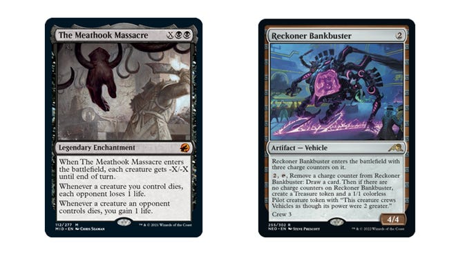 Cards from the Standard banlist for Magic the Gathering.