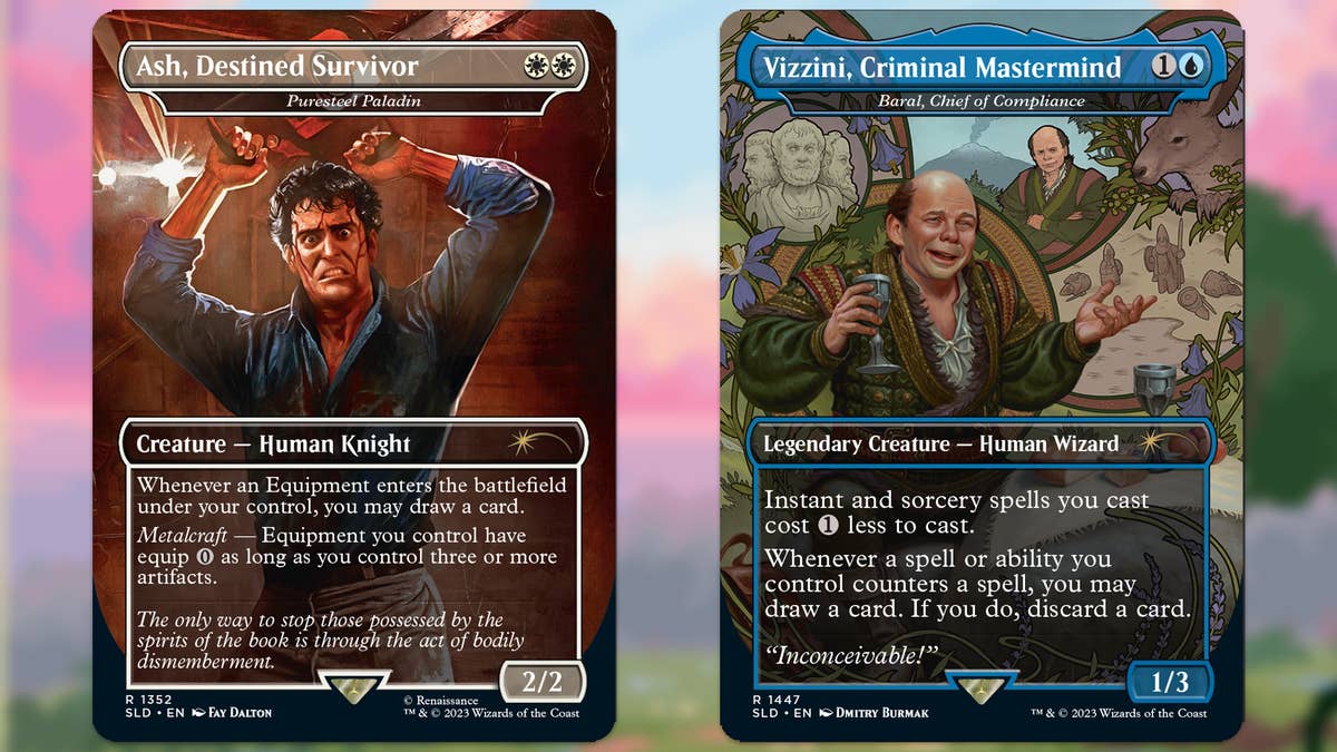 Magic: The Gathering is getting Evil Dead, Princess Bride and Doctor Who  Weeping Angel cards in a spooky Secret Lair