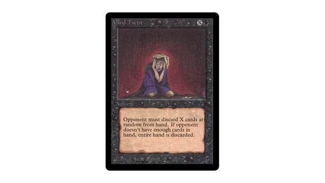 MTG drahé a vzácne karty Mind Twist