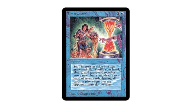 MTG drahé a vzácne karty Timetwister