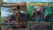 Magic: The Gathering’s Jurassic World cards will let you fight a dinosaur with commander Jeff Goldblum