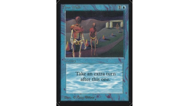 time walk alpha expensive mtg card