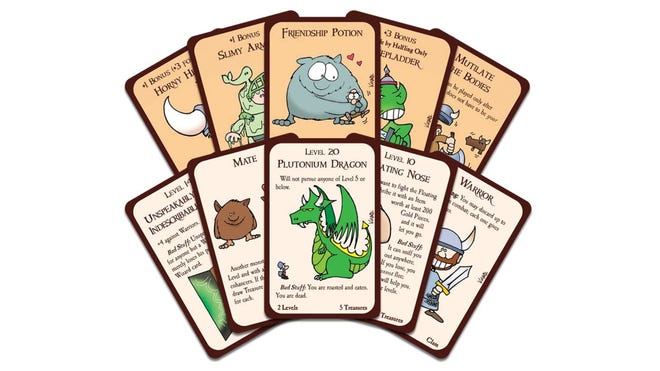 Munchkin board game cards