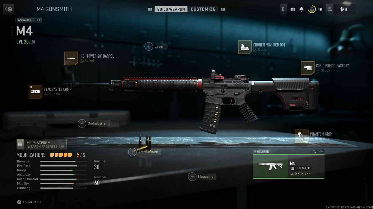 All Weapons You Can Gunsmith in the Modern Warfare 2 Beta - Dot