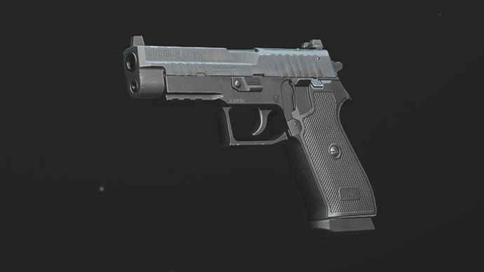 A close-up of the P890 Pistol in the Modern Warfare 3 Gunsmith.