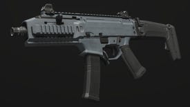 A close-up of the Rival 9 SMG in Modern Warfare 3.