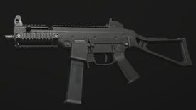 A close-up of the Striker SMG in Modern Warfare 3.